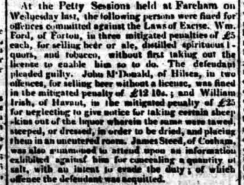 Hampshire Chronicle, Monday 16 November 1818